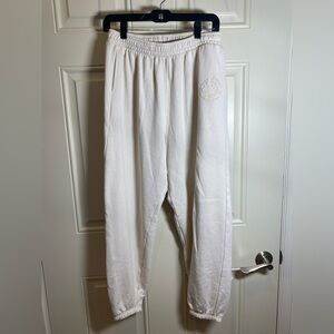 Smiley originals cream sweatpants